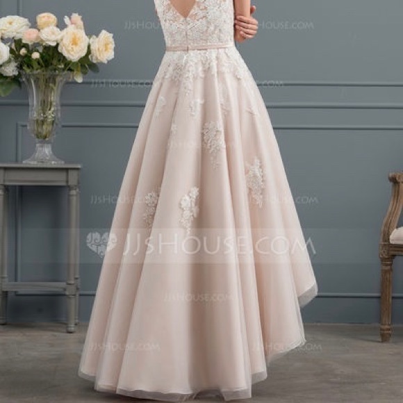 NWT A-Line Tulle Lace Ivory Wedding Dress - Picture 4 of 8